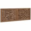 vidaXL Bed Hoofdbord Naturel Massief Teakhout