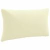 vidaXL Rugkussen PUTTEN 100% Polyester Cr&egrave;mekleurig 70 x 40 x 15 cm