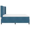 vidaXL Boxspring bed met kussen Blauw 180 x 200 cm Fluweel
