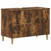 vidaXL Badkamer wastafelkast DELFT Gerookt eiken 82 x 41 x 59 cm