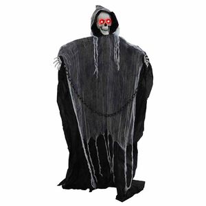 vidaXL Hangende magere hein voor halloween SPOOKA Zwart 112 x 164 cm
