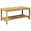 vidaXL Salontafel Witgewassen 100,5 x 49 x 45 cm Massief Acaciahout