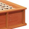 vidaXL Bedframe Wasbruin 140 x 200 cm Massief grenenhout