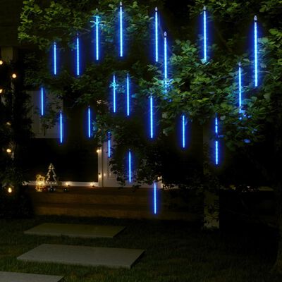 vidaXL Meteoorlichten 20 st 480 LED's binnen/buiten 30 cm blauw