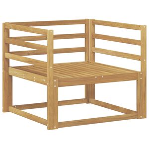 vidaXL Buiten Midden Sofa Massief Acaciahout Wit
