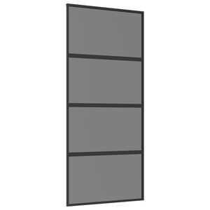 vidaXL Schuifdeur 90 x 205 cm Gehard glas en aluminium