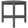 vidaXL Salontafel &Oslash; 52,5x45 cm massief grenenhout grijs