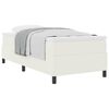 vidaXL Boxspringbed Cr&egrave;me en Wit 90 x 190 cm Katoen Stof