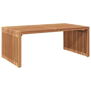 vidaXL Tuin Bijzettafel Bruin 90 x 50 x 36 cm Massief Teakhout