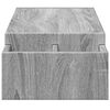 vidaXL Monitorstandaard opbergruimte 100x27x15 cm hout grijs sonoma