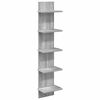 vidaXL Wandplank Grijs Sonoma 22 x 15 x 100 cm Bewerkt hout