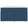 vidaXL Bedframe met matras Blauw 120 x 190 cm Stof