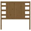 vidaXL Hoofdbord 81x4x100 cm massief grenenhout honingbruin