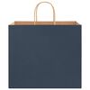vidaXL Papieren zakken 250 st met hengsels 32x22x28 cm blauw