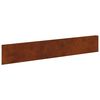 vidaXL Gazonrand 30 pcs 100 x 18 cm Staal Roestig