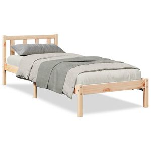 vidaXL Bedframe extra lang zonder matras massief grenenhout 80x220 cm