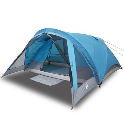 vidaXL Tent 4-persoons waterdicht blauw