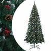 vidaXL Kunstmatige Inklapbare Kerstboom 400 cm 600 LED's Warmwit