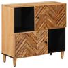 vidaXL Opslagkasten Bruin 80 x 33,5 x 75 cm Massief Mango Hout