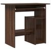 vidaXL Bureau 80x45x74 cm bewerkt hout bruin eikenkleur
