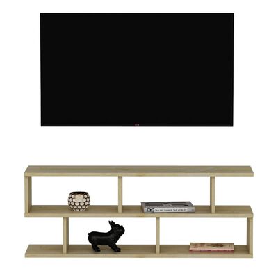 Homemania Tv-meubel Su 120x29,6x45 cm eikenkleurig