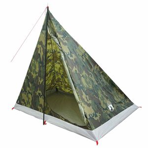 vidaXL Backpacking Tent 2-persoons Camouflage