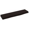 vidaXL Wandschap 40x10x2 cm behandeld massief eikenhout donkerbruin