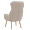 vidaXL Fauteuil Lichtgrijs 69 x 74 x 93 cm Sherpa Stof