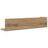 vidaXL Wandschappen 2 st 75x16,5x16,5 bewerkt hout artisanaal eiken
