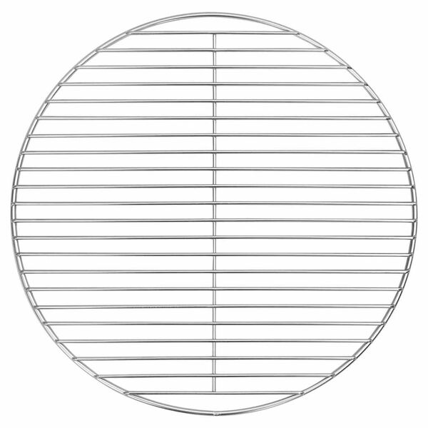 vidaXL Barbecuerooster Zilver 43 x 43 cm Roestvrij staal