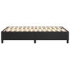 vidaXL Boxspring bed kunstleer zwart 120x200 cm