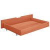 vidaXL Hemelbedframe met 4 lades massief grenenhout 180x200 cm