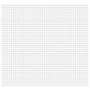 vidaXL Draadhek geweven gaas 50x50 cm 11x11x2 mm roestvrij staal