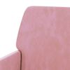 vidaXL Bankje 108x79x79 cm fluweel roze