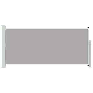vidaXL Windscherm uittrekbaar 140x314 cm grijs