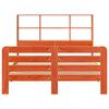 vidaXL Bedframe zonder matras massief grenenhout wasbruin 160x200 cm