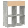 vidaXL Boekenkast 66x31x80 cm bewerkt hout betongrijs