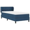 vidaXL Boxspringbed met matras met hoofdeinde Blauw 100 x 200 cm Stof