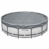 Bestway Zwembadcover &Oslash;3,05 m Rond Polyester Grijs