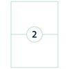 rillprint Etiketten 210x148 mm 1000 vellen wit