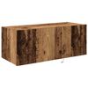 vidaXL TV Wandkast Oud Hout 80 x 35 x 31 cm Bewerkt hout
