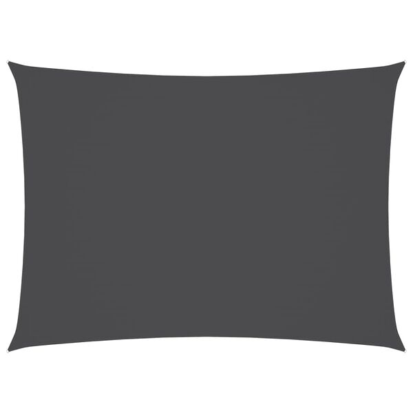 vidaXL Zonnescherm rechthoekig 2,5x4 m oxford stof antracietkleurig