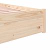 vidaXL Bedframe zonder matras massief hout 160x200 cm
