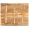 vidaXL Tafelblad rechthoekig 90x80x2,5 cm massief mangohout