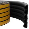 vidaXL Zelfklevende raamafdichting Zwart 14 x 12 mm 25 m EPDM-schuim