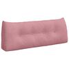 vidaXL Rugkussen Roze 120 x 24 x 50 cm Fluweel