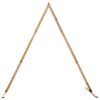 vidaXL Trouwrand Licht Bruin 202 x 95 x 254 cm Massief grenenhout