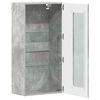 vidaXL Wandkast met plank Betongrijs 55 x 29 x 100 cm Bewerkt hout
