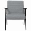 vidaXL Fauteuil Lichtgrijs 59 x 75 x 78 cm Stof