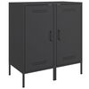 vidaXL Dressoirs 2 st 36x39x79 cm staal zwart